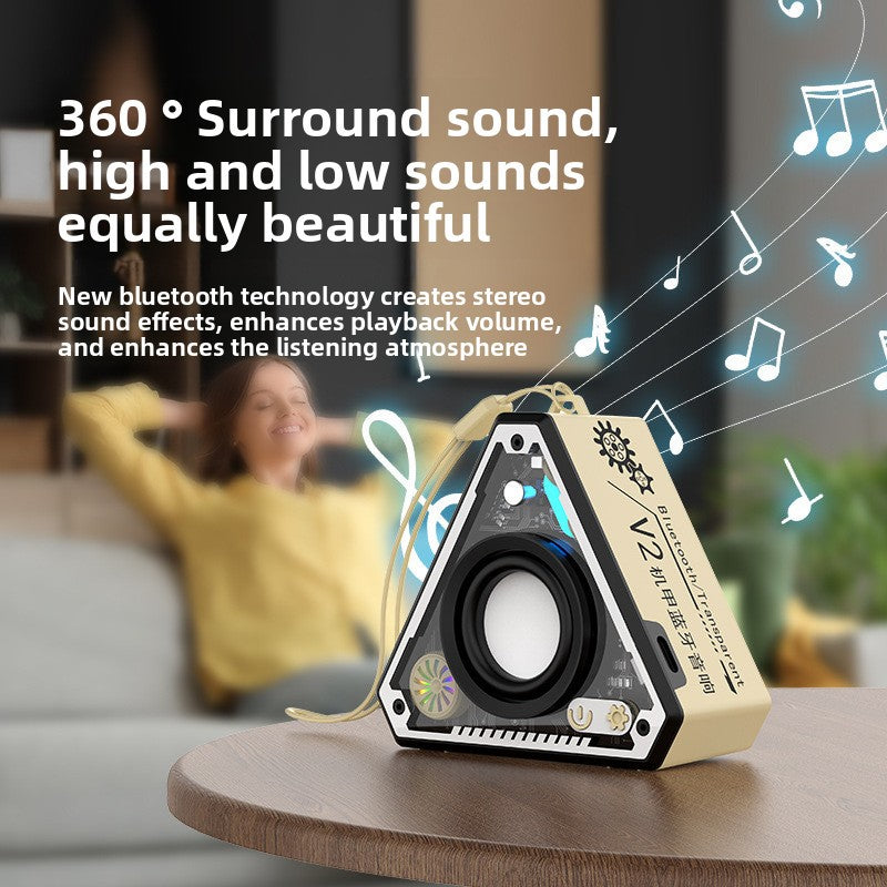 Desktop mini-superior audio system, Rich Bass, Built-in Battery, Power: 5W