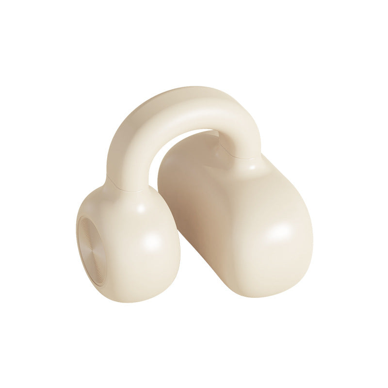 Wireless Bluetooth Ear Clip Headset, Long Battery Life Up to 7 hours of playback and 800 hours standby, Fast Charging, Voice Control & Music Support:, Lightweight Only 7g