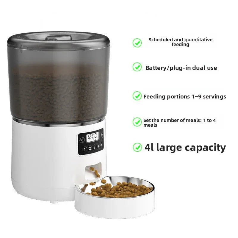 Automatic Cat Feeder for Convenient Meal Times - ZeeTec Store