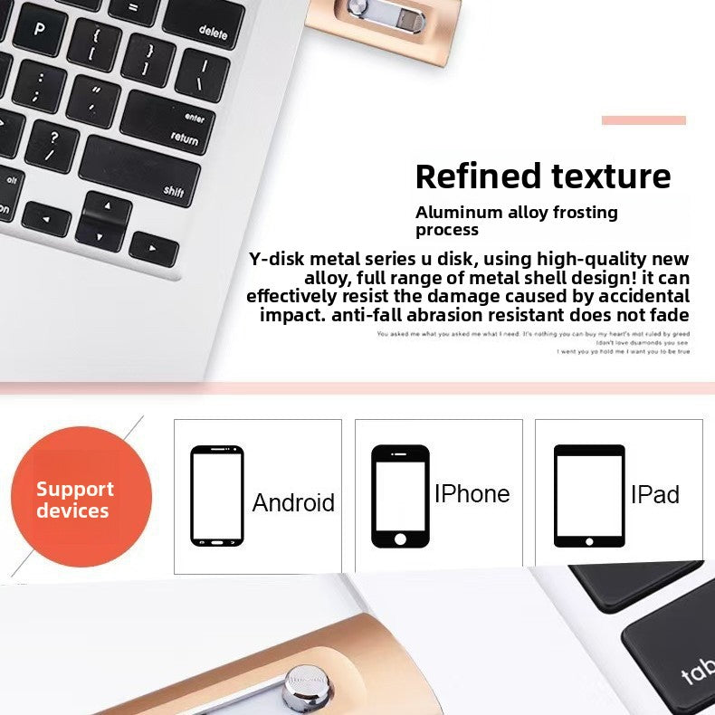 USB flash drives for mobile phones and computers, High-Speed Transfer, Sleek Design