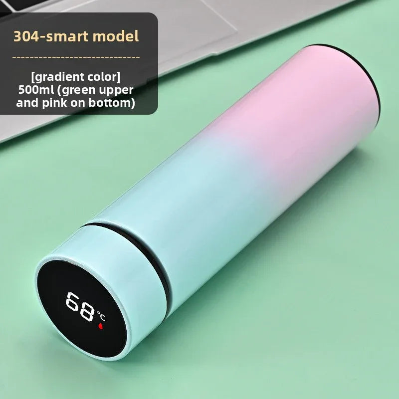 Smart Temperature Display Thermos Cup - Stainless Steel for Perfect Beverage Enjoyment - ZeeTec Store