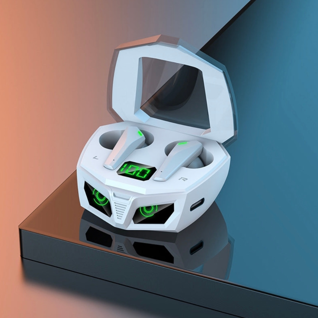 Wireless Bluetooth Headset, Low Latency, Enhanced Connectivity, Super Long Battery Life, Digital Display, Voice Control, Bilateral Stereo, Breathing Light - Stylish LED lighting effect