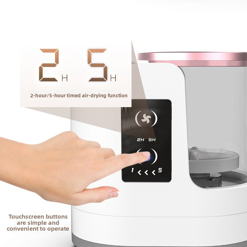 Electric brush cleaner, Automatic Cleaning, Drying Function, Compact Design, Multi-Purpose: Suitable for cleaning powder puffs and other beauty tools, Patented Technology