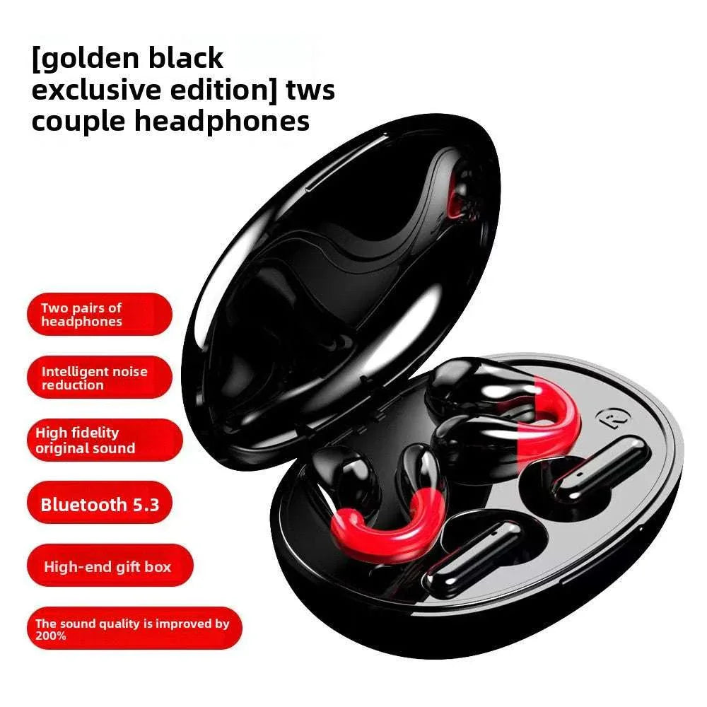 Sports Over-Ear Headphones with Ear Clip & In-Ear Designs for Long Battery Life, Bilateral Stereo, Low Latency, Clear Calls & High-Quality Music - ZeeTec Store
