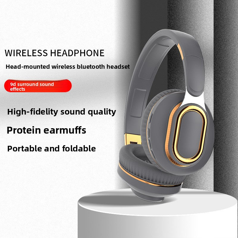 Over-ear Bluetooth headphones