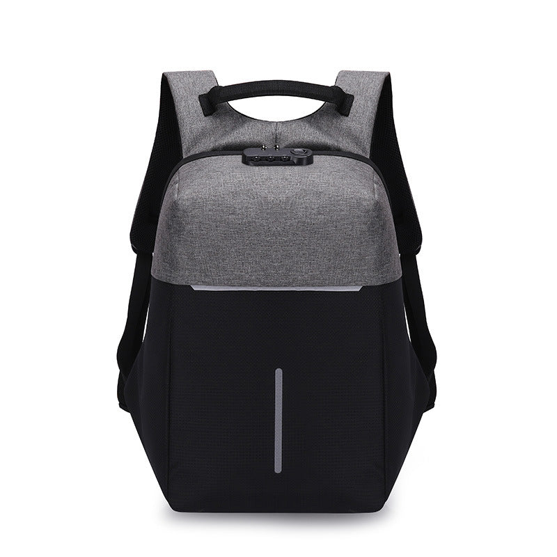 USB charger backpack with safety night Reflective strips