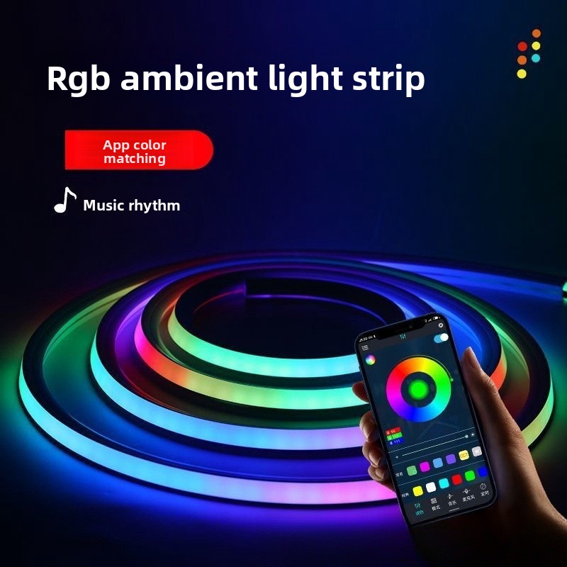 RGB Neon Light: Vibrant full-color LED strips for dynamic lighting effects