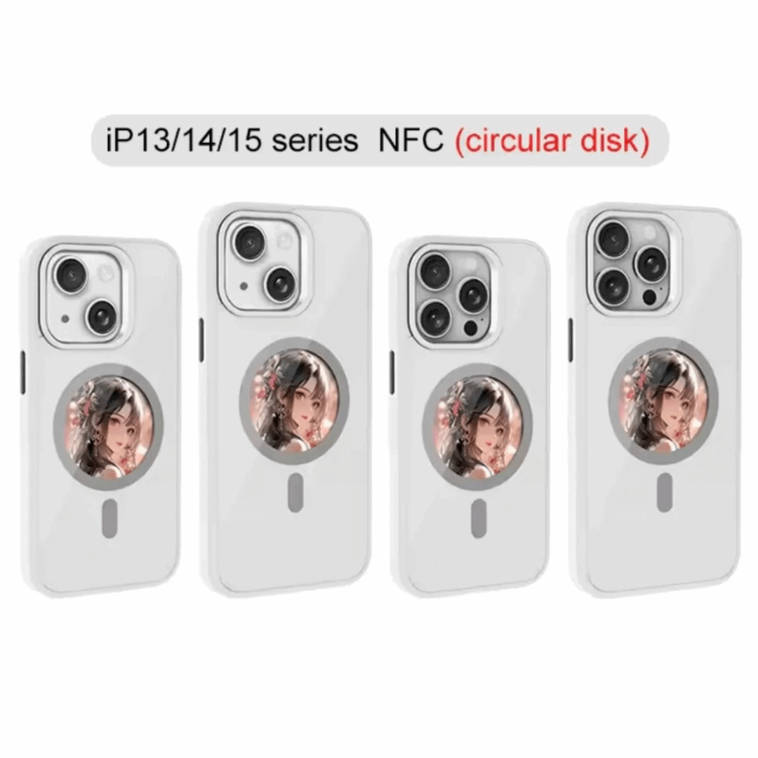 IPhone Case, DIY Custom Design – Upload any photo, NFC Smart Projection, Magnetic Charging Support - Compatible with MagSafe chargers, Premium Protection – Durable build, for iPhone 16/15/14/13 Pro Max
