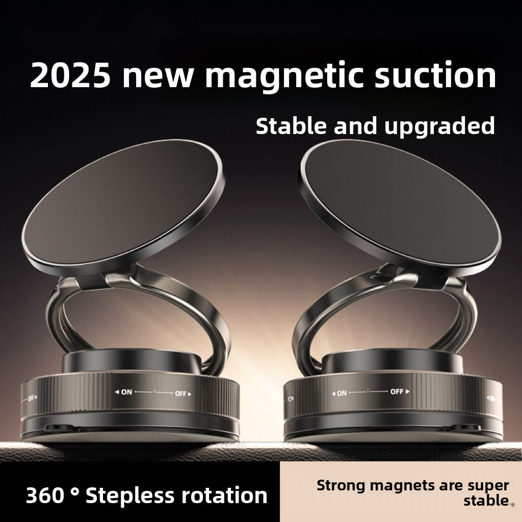 Magnetic suction mobile phone bracket