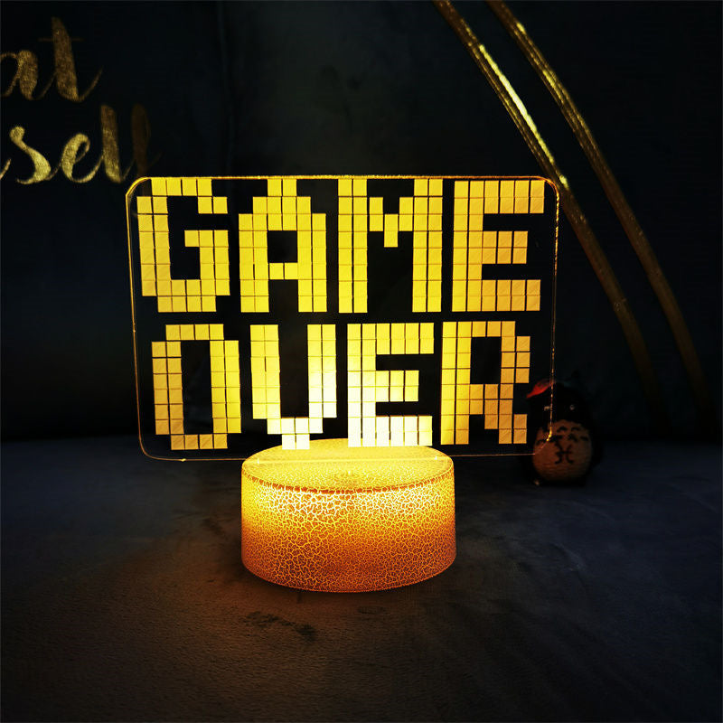 New 3D Visual Game Decoration Lamp. Create gaming e-sports atmosphere