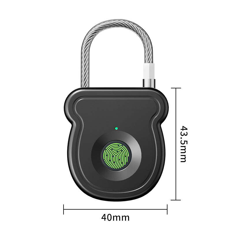 Smart Fingerprint Lock Padlock, High Durability, Long Battery Life, Fast Scanning