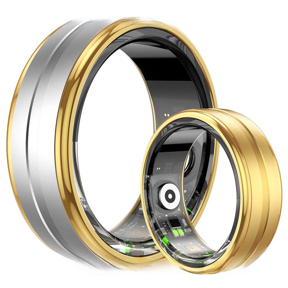 R06 Smart Ring with Blood Pressure, Health Monitoring: Tracks blood pressure blood oxygen sleep heart rate and steps for comprehensive health insights, Multi-Sport Modes, 24/7 Tracking,