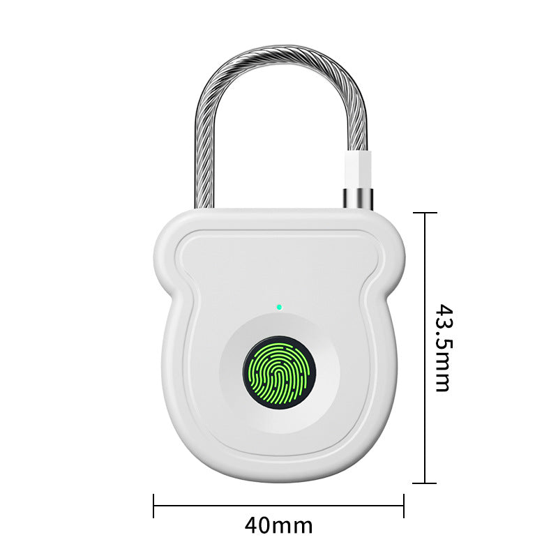 Smart Fingerprint Lock Padlock, High Durability, Long Battery Life, Fast Scanning