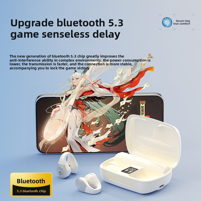 Wireless Bluetooth Headset Open Ear Clip Type