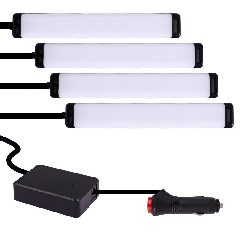 Car Interior LED Ambient Lighting with App and Sound Control - ZeeTec Store