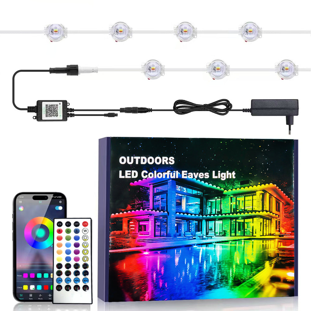 Waterproof RGB Smart LED String Lights with App Control