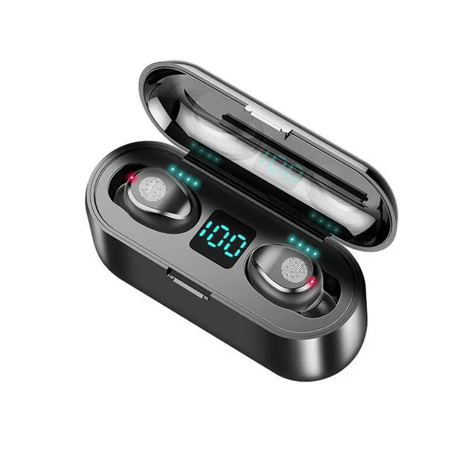 Bluetooth Noise Reduction Headset with Bilateral Stereo, Digital Display, Voice Control, and NFC Function - ZeeTec Store
