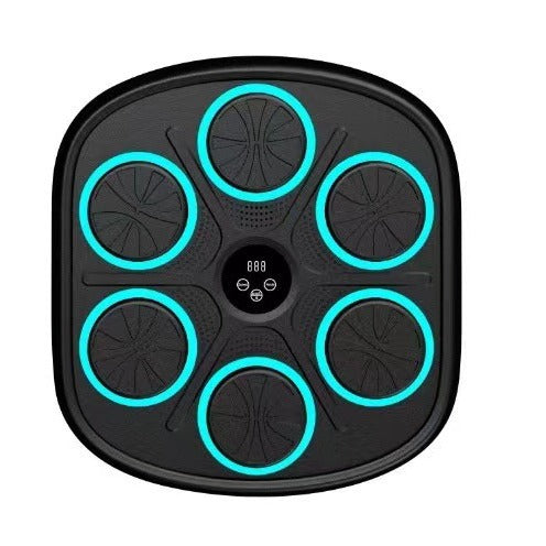Combat Boxing Reflex Target, Smart Music Boxing, Reaction Target, Parent-Child Activity, LED Lighting, Portable & Wall-Mounted
