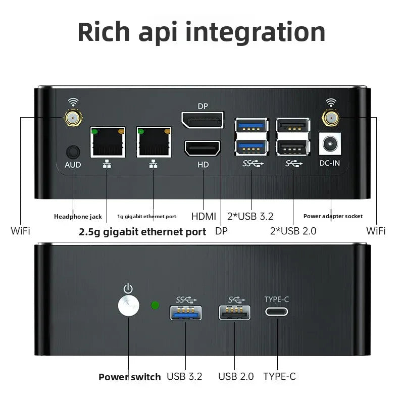 mini computer, High Performance, Compact Design, Integrated Graphics, Efficient Cooling - ZeeTec Store