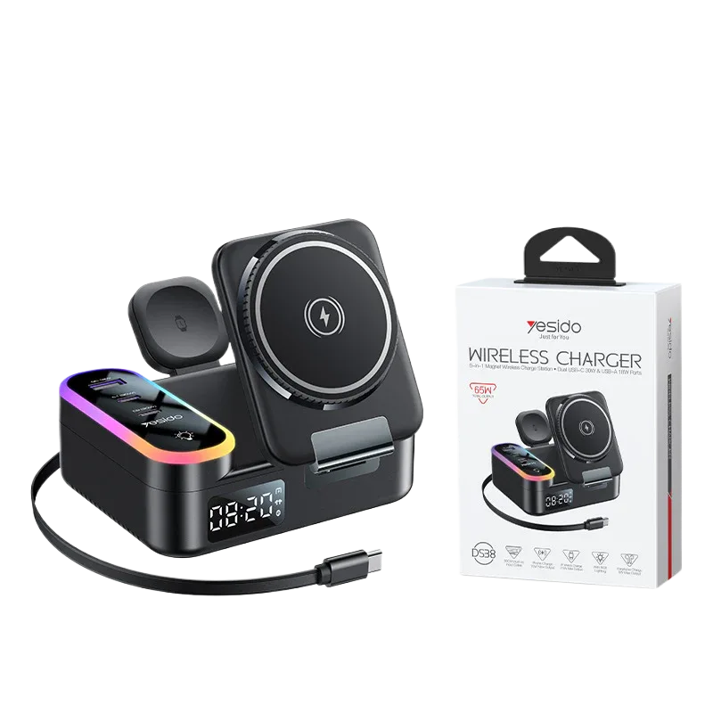 Digital Clock Wireless Charger - Magnetic and Convenient Charging Solution - ZeeTec Store