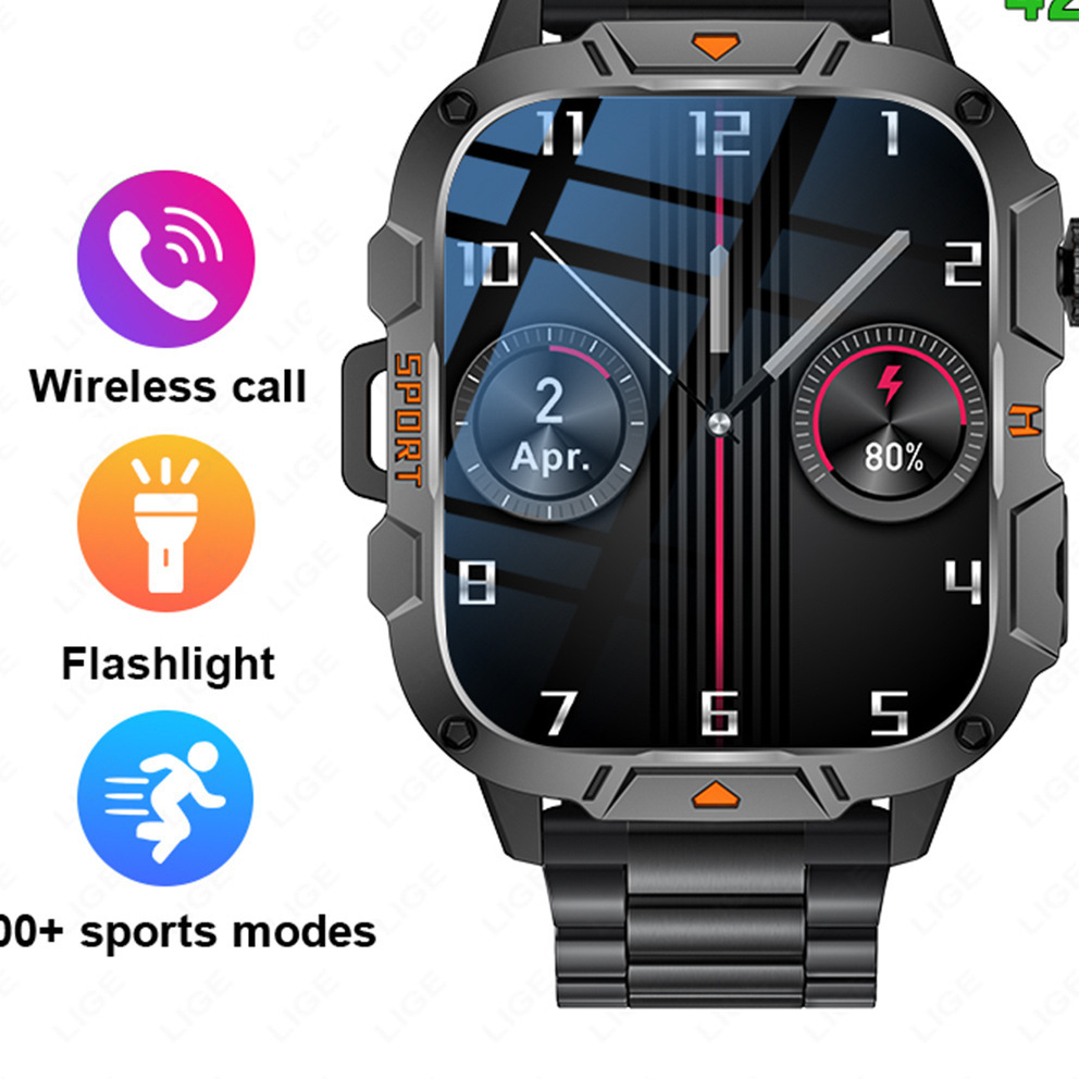 Lige Multifunctional Health Smart Watch with Bluetooth Call