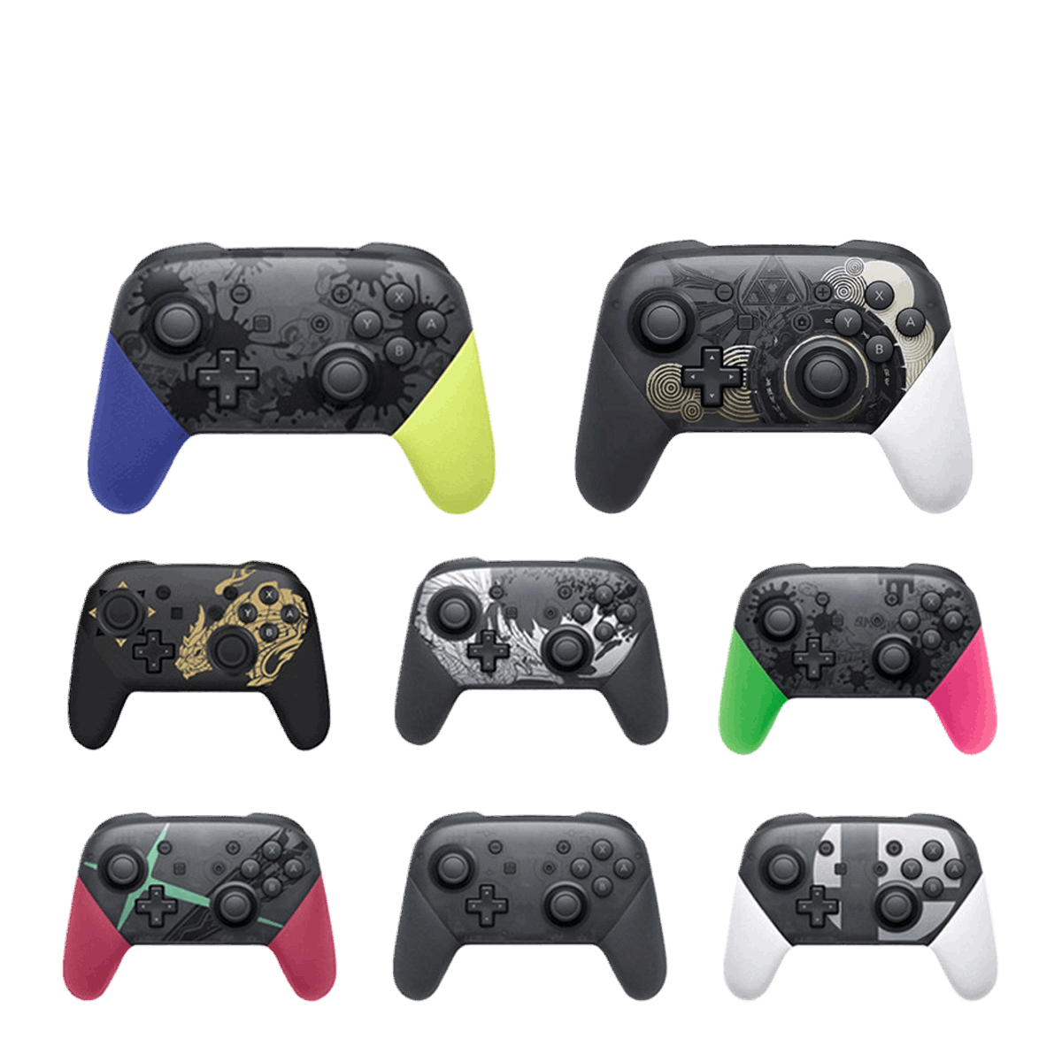 Battle Royale Wireless Controller for Nintendo Switch and PC, HD Vibration, NFC Support, Ergonomic Design,