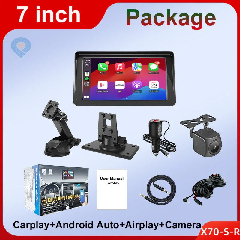 Portable In-Car Smart Screen 7” for Seamless Navigation and Entertainment - ZeeTec Store