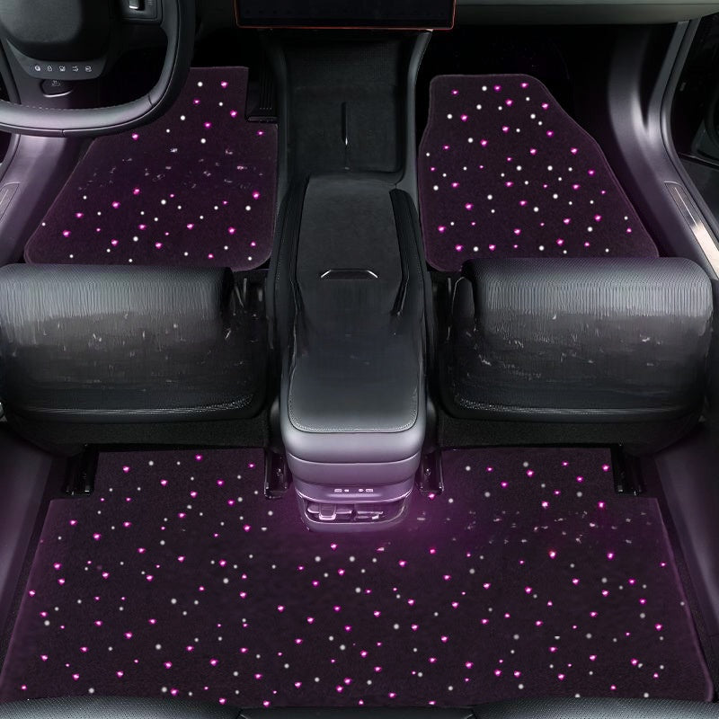 Car LED Ambient Foot Mats Voice Control