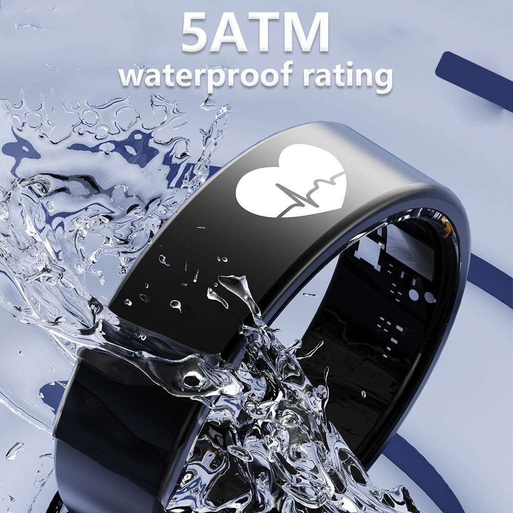 Smart Health Monitoring Ring, Multi-functional Health Monitoring: Tracks ECG body temperature heart rate, blood oxygen sleep and HRV for comprehensive health insights, Lightweight Design, Wide Compatibility, Long Battery Life: 20mAh battery