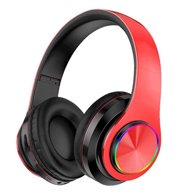 Luminous Wireless Bluetooth Headset with Foldable Design