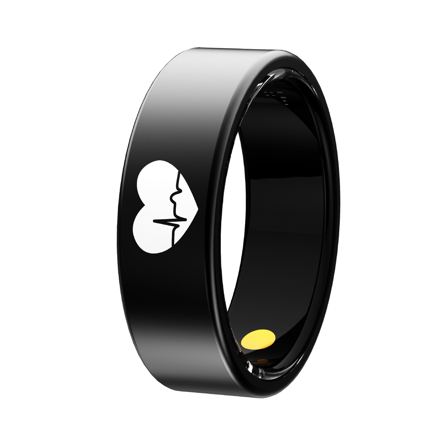 Smart Health Monitoring Ring, Multi-functional Health Monitoring: Tracks ECG body temperature heart rate, blood oxygen sleep and HRV for comprehensive health insights, Lightweight Design, Wide Compatibility, Long Battery Life: 20mAh battery