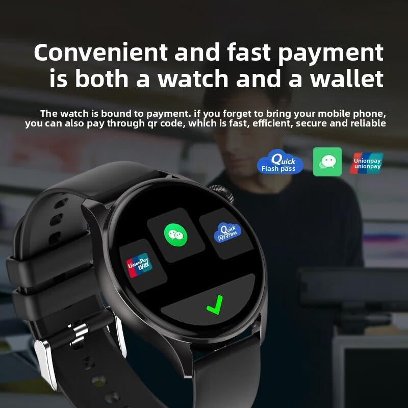 Smart Watch, TFT touchscreen display, Multi-functional, NFC Function - Supports contactless payments and access control, Long Battery Life Up to 7 days, Magnetic charging