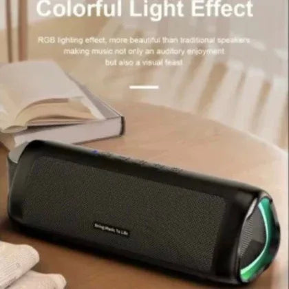 Portable Bluetooth Boombox - 20W Powerful Sound, IPX7 Waterproof, 20-Hour Playtime, Stereo Pairing with Dazzling Lights - ZeeTec Store