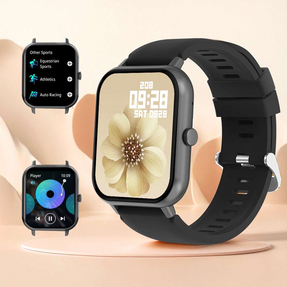 Smart Watch, 1.83 HD Display Clear and vibrant screen, Bluetooth Call Make and receive calls directly from the watch, Multi-function Modes, Remote Control Self-timer, Waterproof