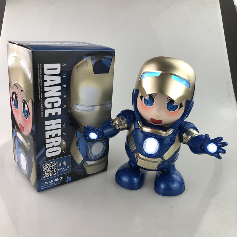 Electric Dancing Robot Toy with Music and Lights for Kids, Dancing Robot, Music & Lights, Multiple Songs: Includes 4 preset songs, Interactive Play,