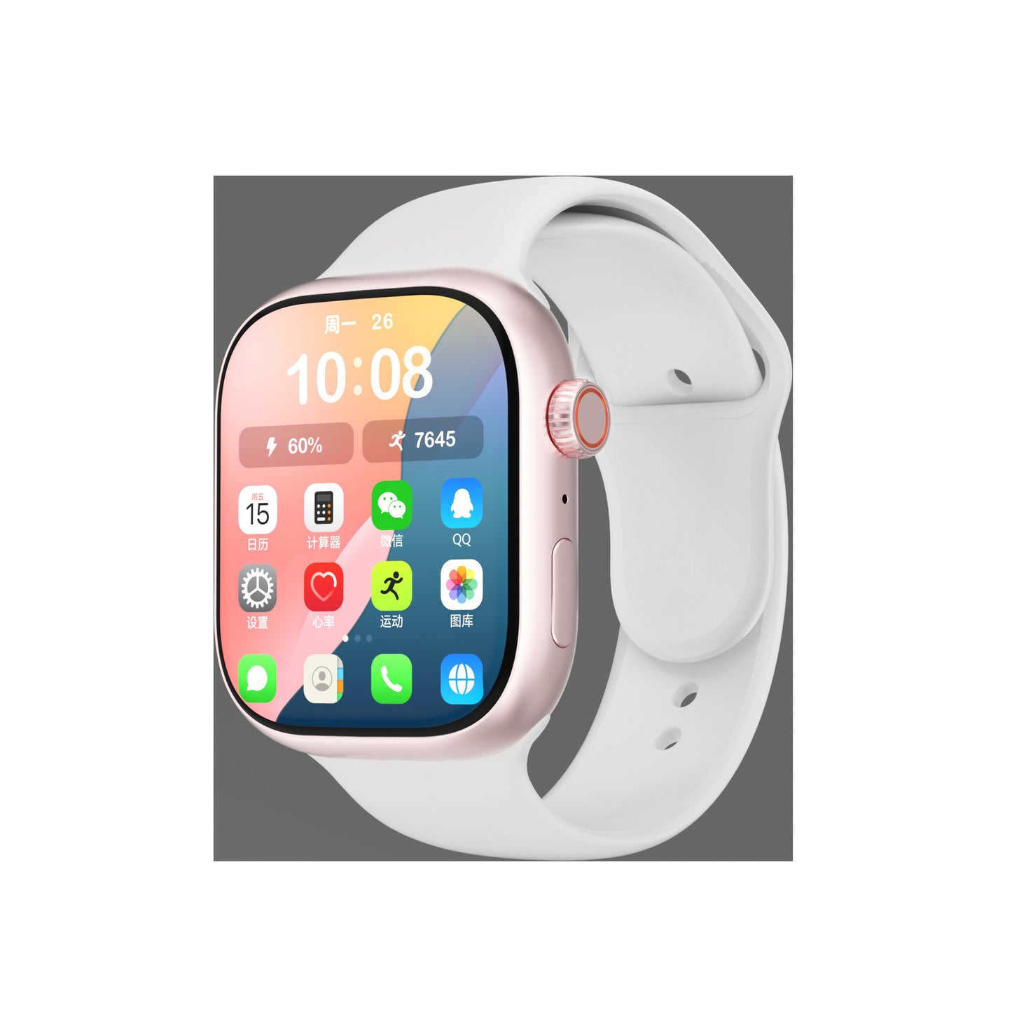 Smart Watch, HD screen Display, Rotating Camera, Full Network Connectivity - Supports SIM card insertion, Health Monitoring, Multi-Functional - social entertainment Bluetooth calls NFC, and remote selfie control Gesture control, Wireless Charging