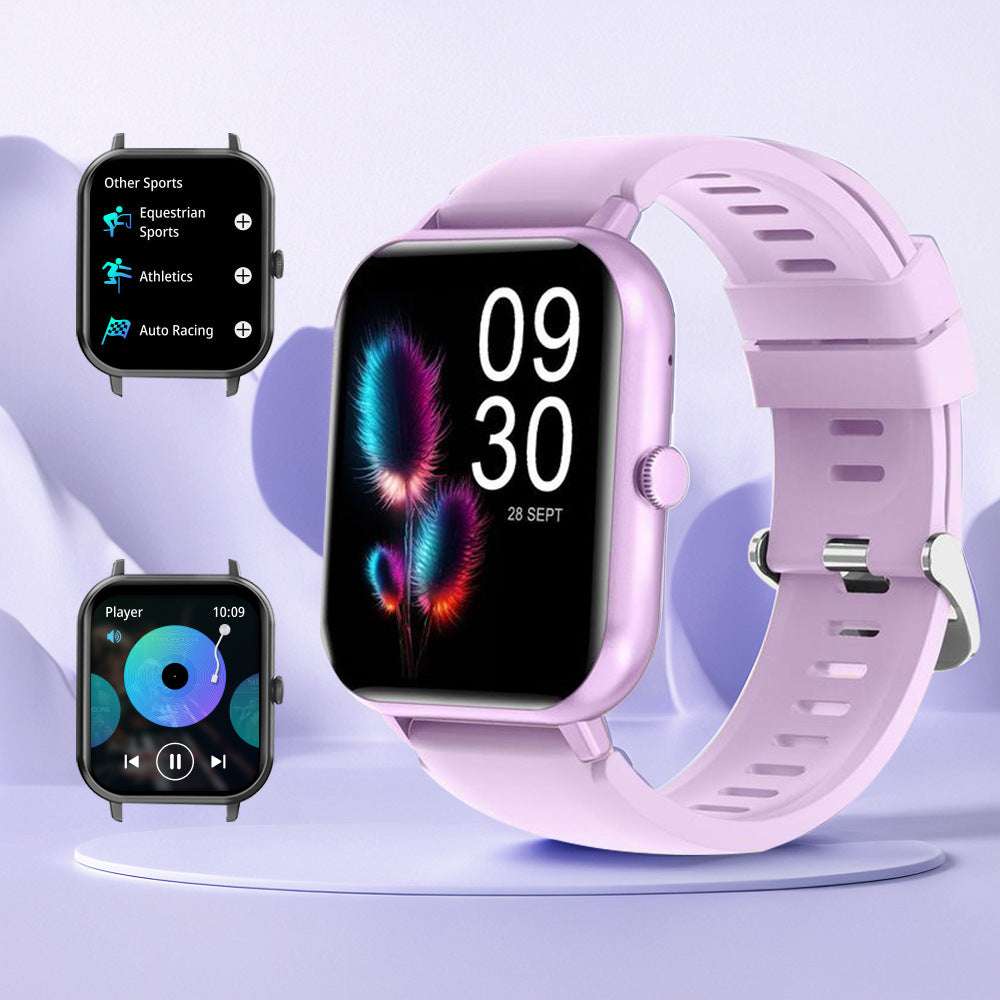 Smart Watch, 1.83 HD Display Clear and vibrant screen, Bluetooth Call Make and receive calls directly from the watch, Multi-function Modes, Remote Control Self-timer, Waterproof