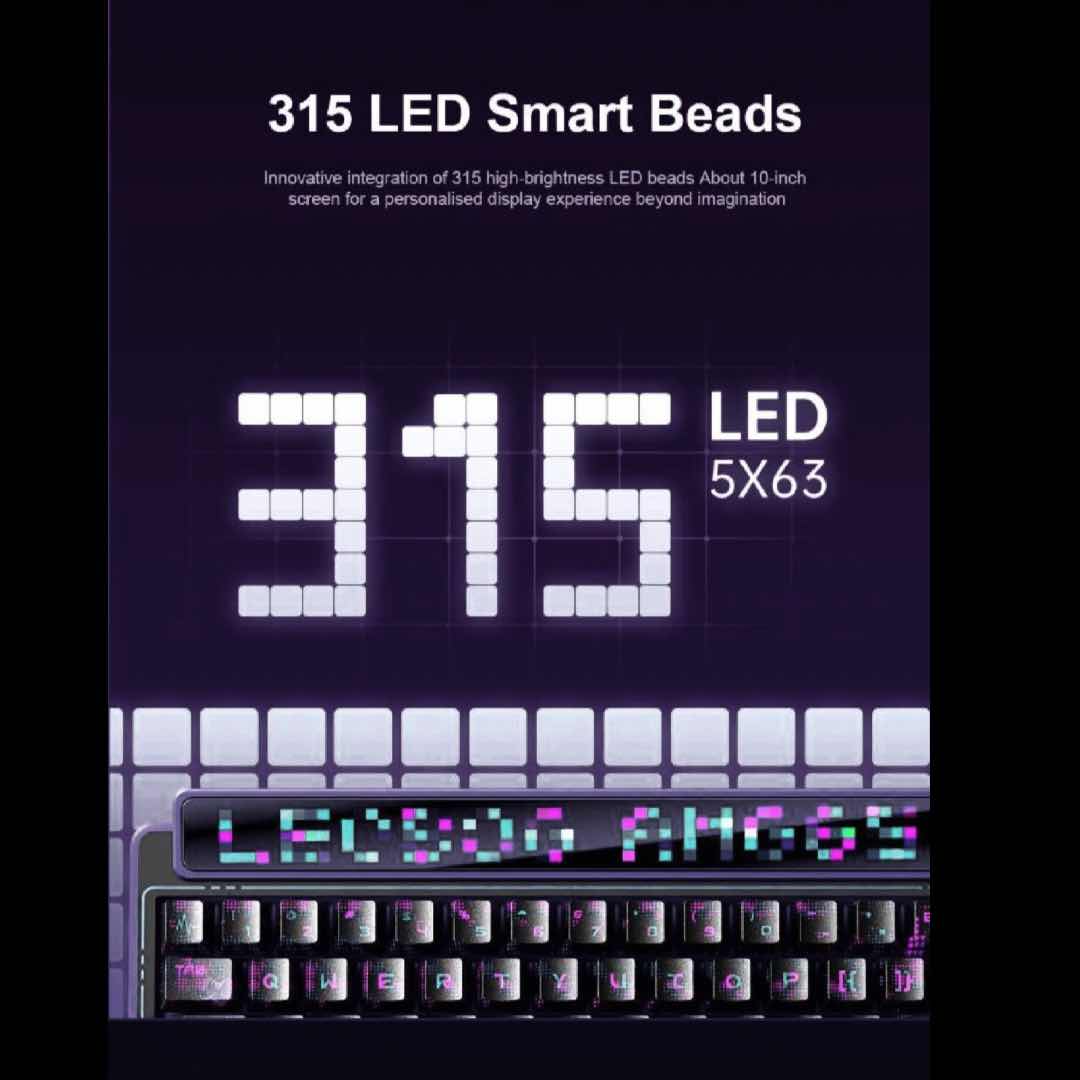 315 LED Smart Beads display with text on a dark background
