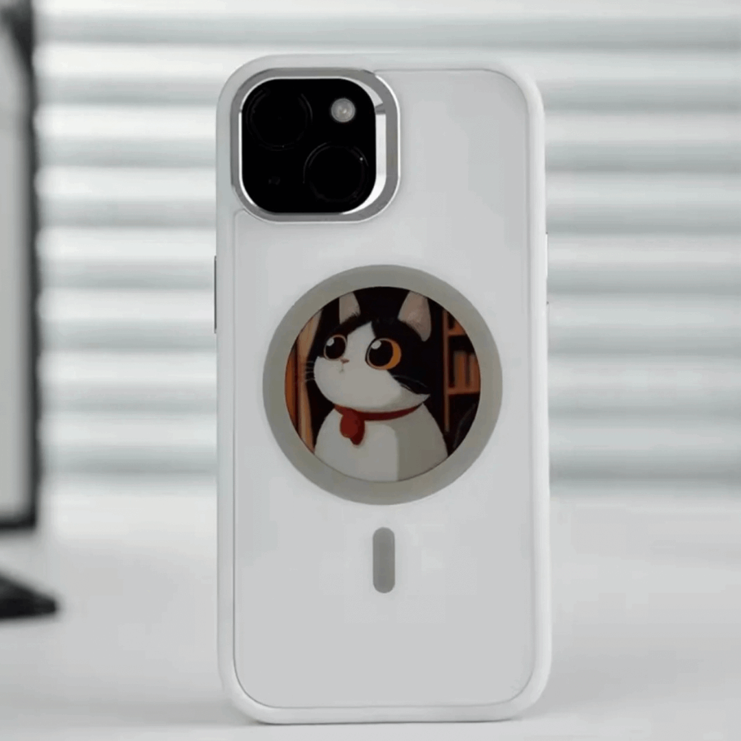 IPhone Case, DIY Custom Design – Upload any photo, NFC Smart Projection, Magnetic Charging Support - Compatible with MagSafe chargers, Premium Protection – Durable build, for iPhone 16/15/14/13 Pro Max