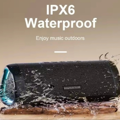 Portable Bluetooth Boombox, Impressively Rich Sound, Dazzling Light, Long-Lasting Playtime: Up to 20 hours, Powerful 20W Output