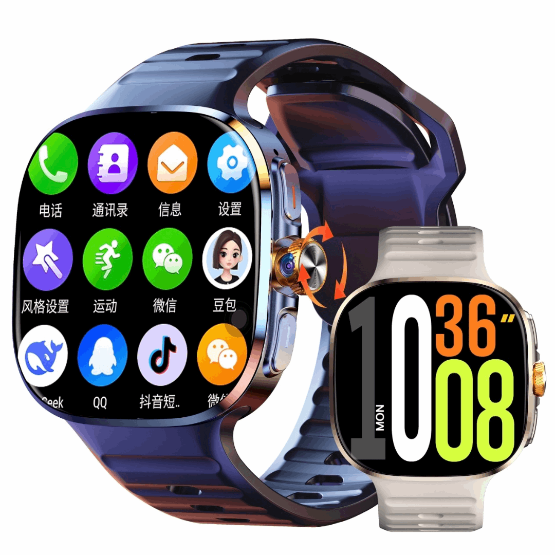 Smart Watch, 5G AMOLED HD Screen, Wireless Charging,Camera, Heart Rate Monitor, Multifunctional