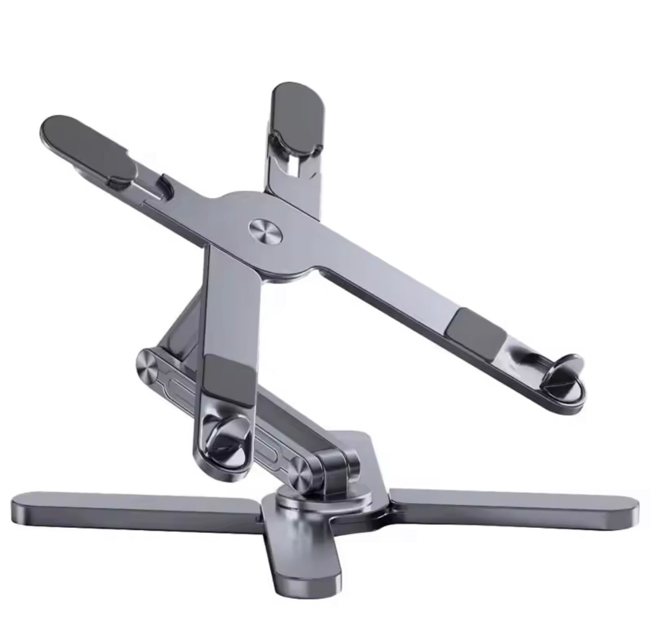 Foldable Laptop Stand with 360° Rotation – Aluminum Alloy Notebook & Tablet Holder