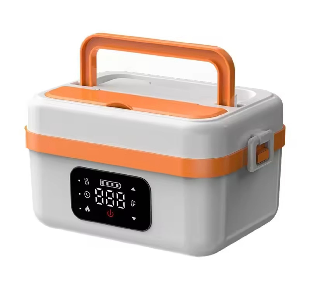 Smart Lunch Box, 1L Cordless Food Warmer, 8000mAh Battery, 6 Temperature Levels, Keep-Warm 15-20h