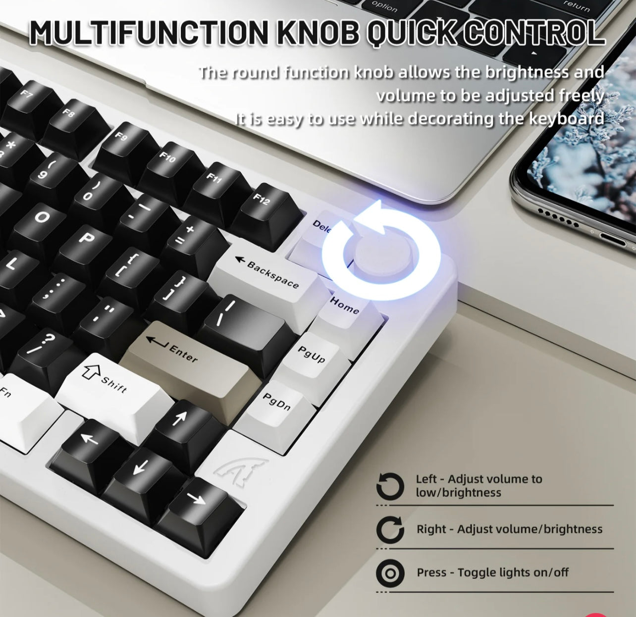 ATTACK SHARK X86 Full Aluminum Keyboard