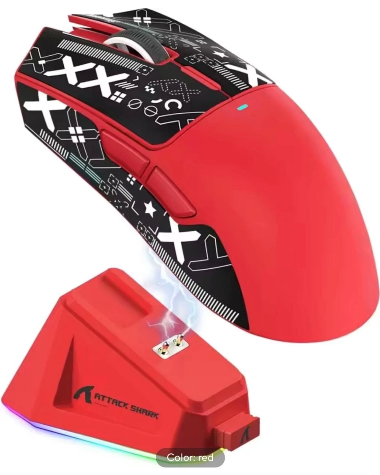 Attack Shark X11 Pixart Wireless Gaming Mouse RGB + Dock | Tri-Mode Charge