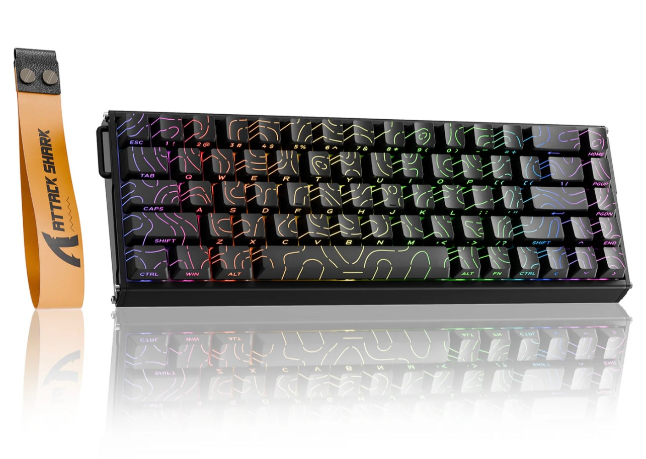 ATTACK SHARK X68MAX HE Rapid Trigger Aluminum Keyboard Magnetic Switch