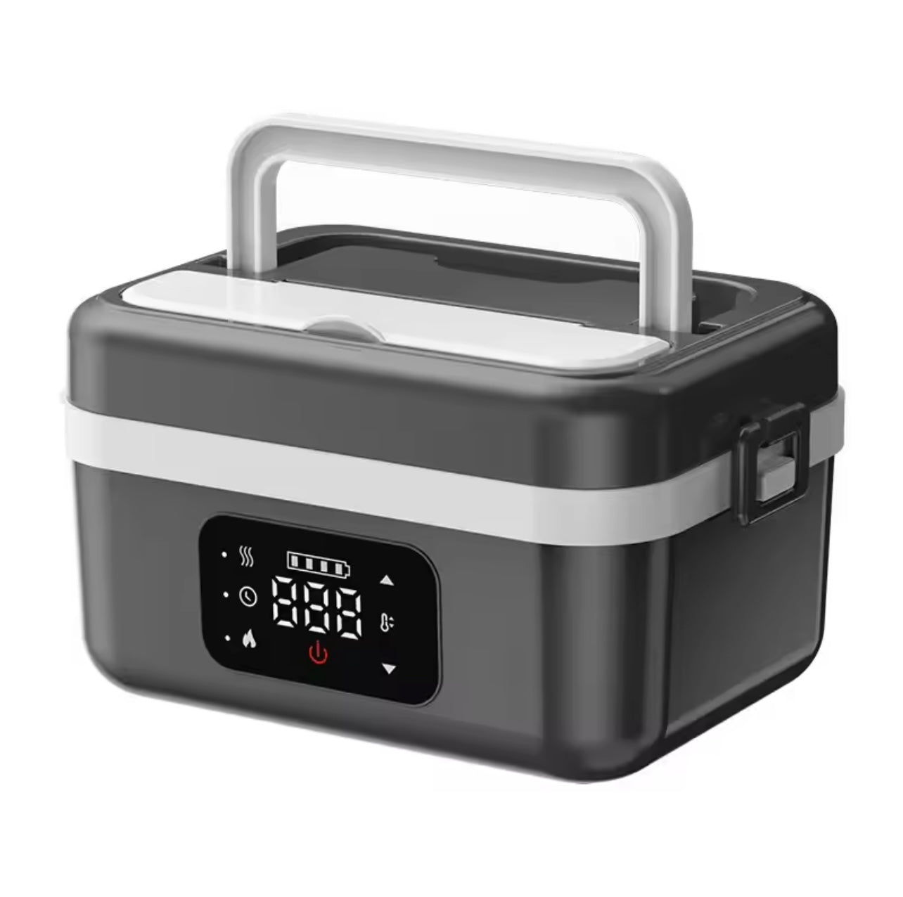 Smart Lunch Box, 1L Cordless Food Warmer, 8000mAh Battery, 6 Temperature Levels, Keep-Warm 15-20h