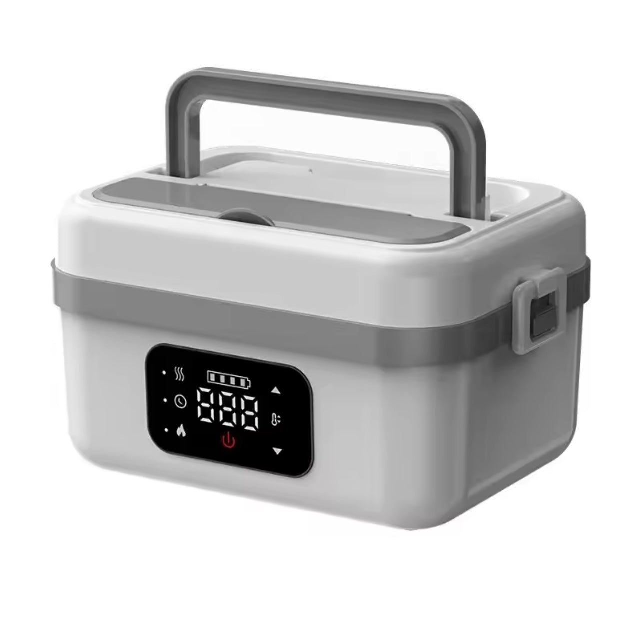 Smart Lunch Box, 1L Cordless Food Warmer, 8000mAh Battery, 6 Temperature Levels, Keep-Warm 15-20h