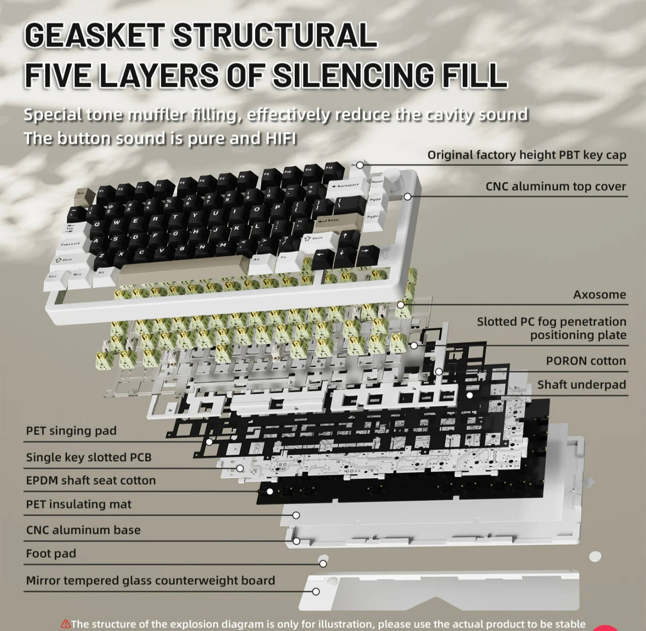 ATTACK SHARK X86 Full Aluminum Keyboard