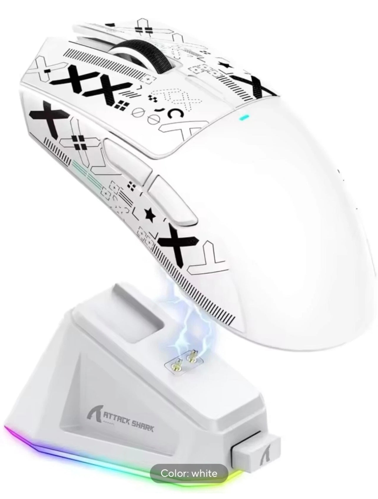 Attack Shark X11 Pixart Wireless Gaming Mouse RGB + Dock | Tri-Mode Charge